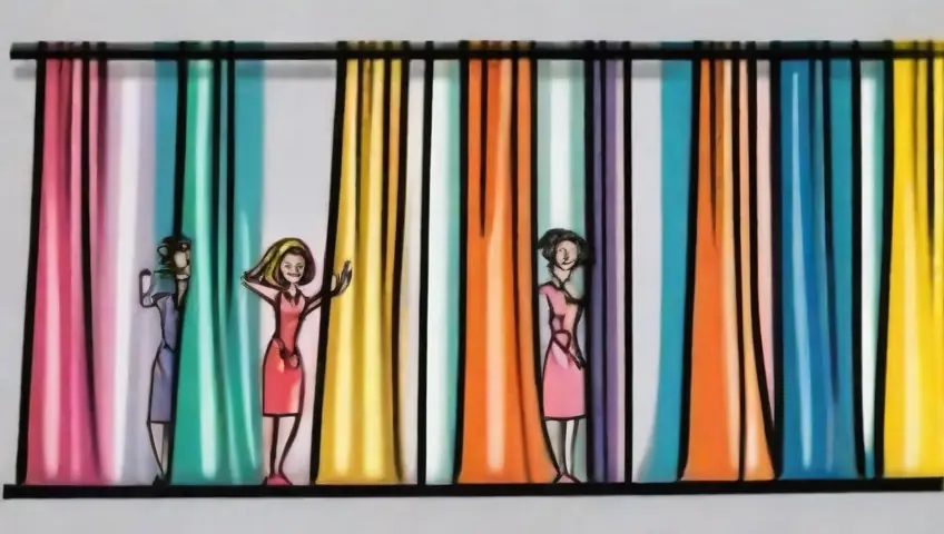 Lavado de cortinas: mezclando estilos y técnicas
